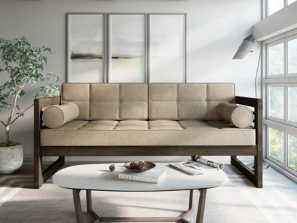 Диван Арско Сега трехместный бежевый Длина 173 см