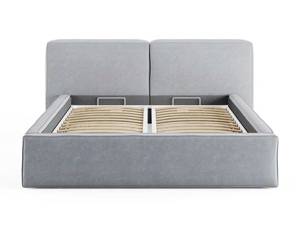 Кровать Сонум Europa Экокожа Коричневый (с основанием) 140х190