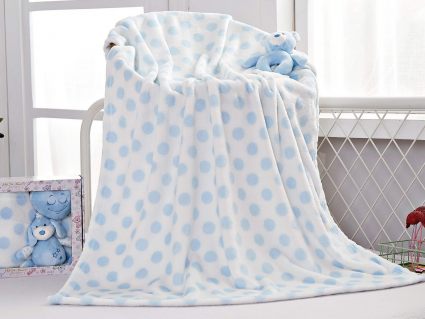 Плед Софи де Марко Детский №4 (голубой) 90х120