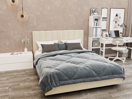 Кровать Димакс Лероса Крем с подъемным механизмом 140х190