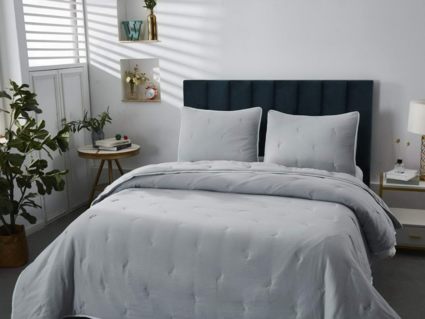 Покрывало Софи де Марко Эрика (серое) 160х220