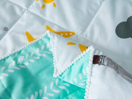 Комплект постельного белья Софи де Марко Полетели (белый) с одеялом 1,5-спальный