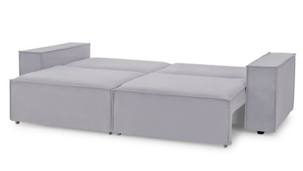 Диван Фиеста Мебель Софт 2 велюр Velutto 10 светло-серый