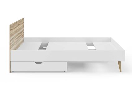 Кровать Сонум Ines Ясень ориноко + белый 120х190