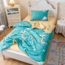 Комплект постельного белья Софи де Марко Giraffe (синий) с одеялом 1,5-спальный