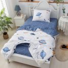 Комплект постельного белья Софи де Марко Космос (белый) с одеялом 1,5-спальный