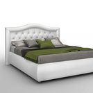 Кровать Sleeptek Premier 6 Экокожа White (с подъемным механизмом) 120х200