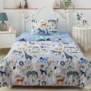 Комплект постельного белья Софи де Марко Саванна (синий) с одеялом 1,5-спальный