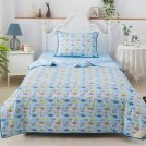 Комплект постельного белья Софи де Марко Динозаврики (голубой) с одеялом 1,5-спальный
