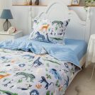 Комплект постельного белья Софи де Марко Саванна (синий) с одеялом 1,5-спальный